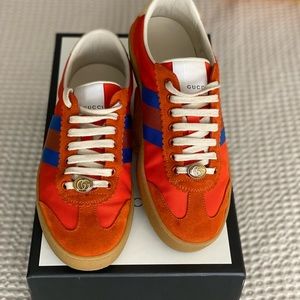 GG Gucci suede low sneakers